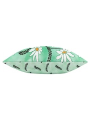 Wylder Multicolour Daisy Fields Printed Outdoor Cushion - Image 3 of 4