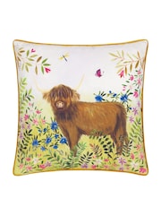 Evans Lichfield Multicolour Daisy Hill Agnes Printed Cushion - Image 3 of 6