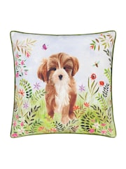 Evans Lichfield Multicolour Daisy Hill Charlie Printed Cushion - Image 3 of 6