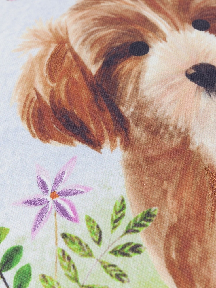 Evans Lichfield Multicolour Daisy Hill Charlie Printed Cushion - Image 6 of 6