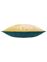 Wylder Nature Gold Country Wilds Pheasant Bloom Printed Cushion - Image 3 of 4