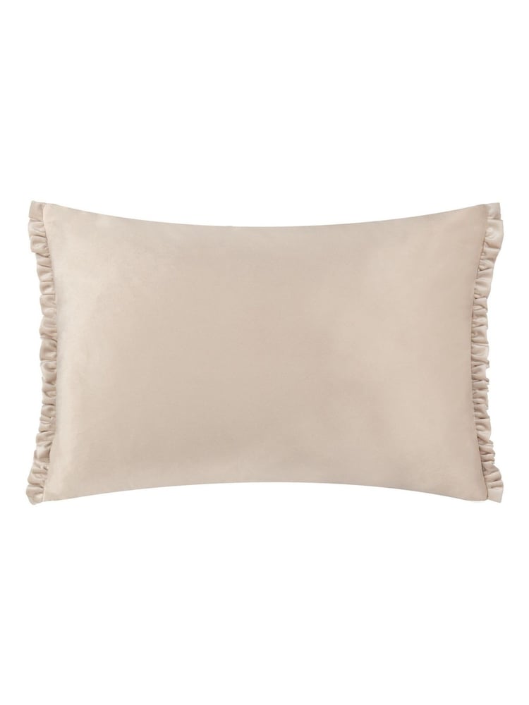 Wylder Oyster Tilly Velvet Cushion - Image 2 of 5