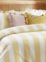 Wylder Pink Solene Ruffle Matte Velvet Cushion - Image 1 of 4