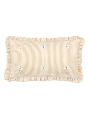 Furn Daises Les Fleurs Embroidered Ruffle Cushion - Image 3 of 6