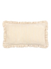 Furn Daises Les Fleurs Embroidered Ruffle Cushion - Image 4 of 6