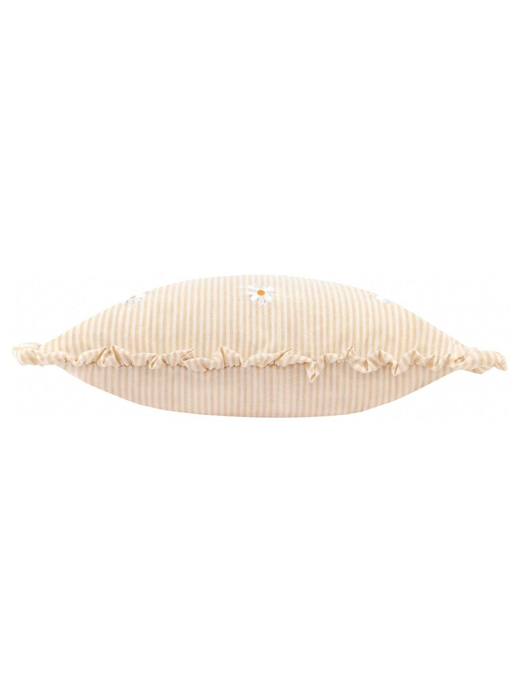 Furn Daises Les Fleurs Embroidered Ruffle Cushion - Image 5 of 6