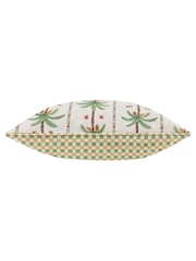 Wylder Tropics Multicolour Okara Leopards Printed Ruffle Cushion - Image 5 of 6