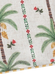 Wylder Tropics Multicolour Okara Leopards Printed Ruffle Cushion - Image 6 of 6