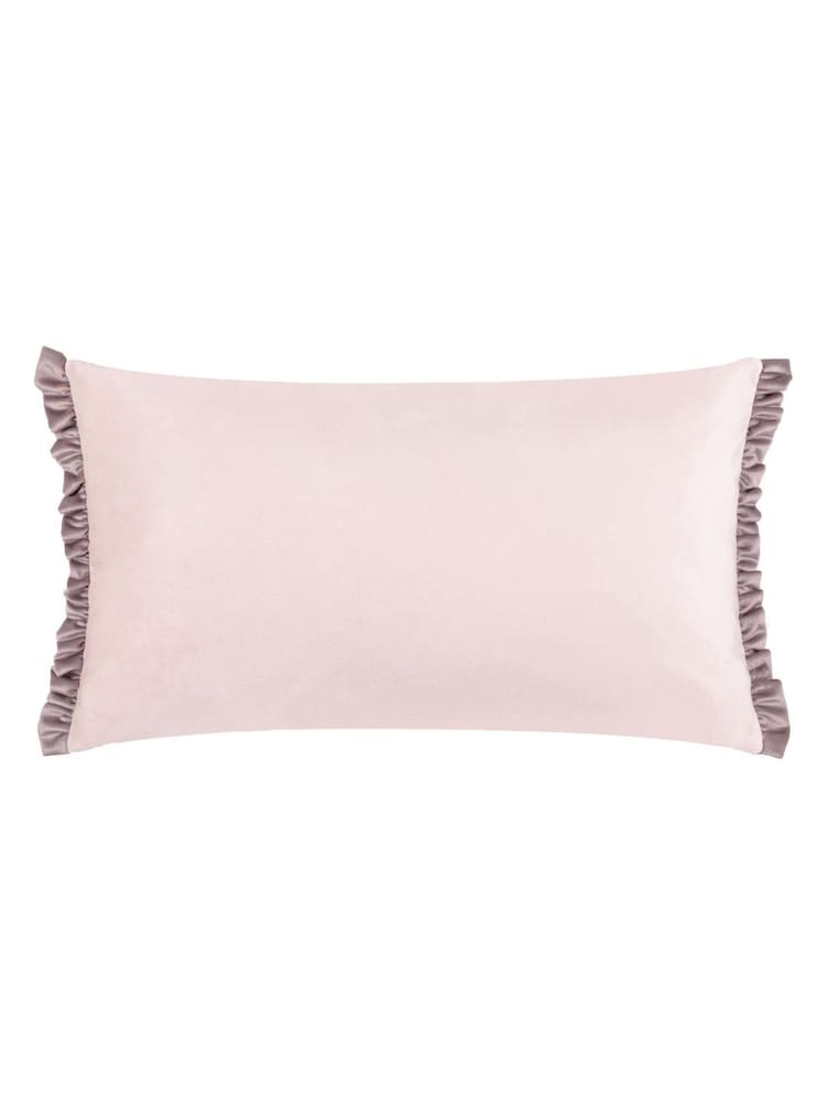 Wylder Pink Tilly Velvet Cushion - Image 2 of 4