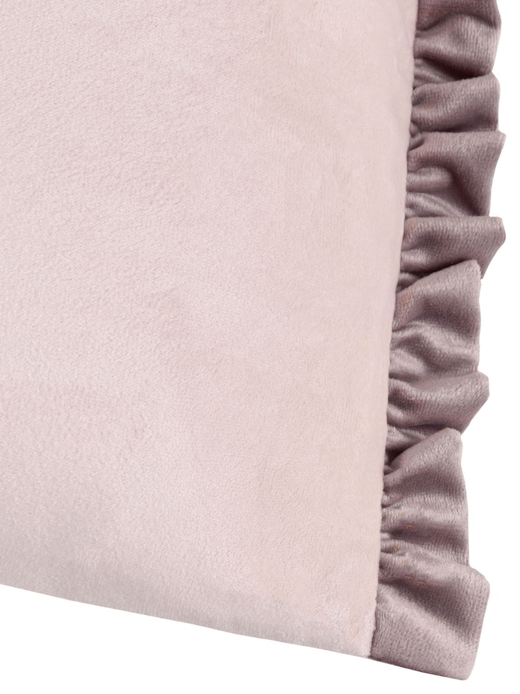 Wylder Pink Tilly Velvet Cushion - Image 4 of 4