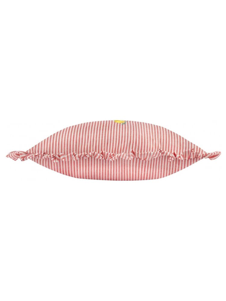 Furn Lemons Les Fruites Embroidered Ruffle Cushion - Image 5 of 6