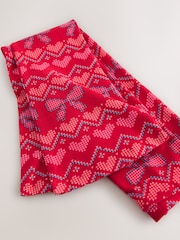 Red Christmas Bow Flare Leggings (3-16yrs) - Image 3 of 4