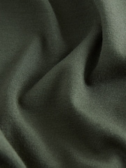 Khaki Green Fold Over Flare Leggings (3-16yrs) - Image 7 of 8