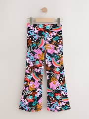 Black Graffiti Flare Leggings (3-16yrs) - Image 6 of 8