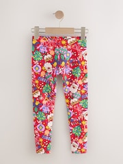 Red Christmas Printed Leggings (3-16yrs) - Image 5 of 10