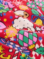 Red Christmas Printed Leggings (3-16yrs) - Image 6 of 10