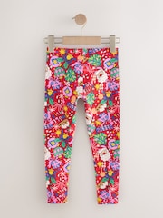 Red Christmas Printed Leggings (3-16yrs) - Image 7 of 10