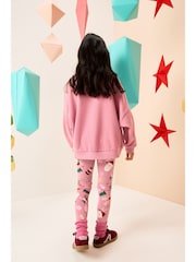 Pink Christmas Printed Leggings (3-16yrs) - Image 3 of 10