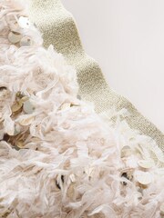 Cream Fluffy Sequin Skirt (3-16yrs) - Image 2 of 4