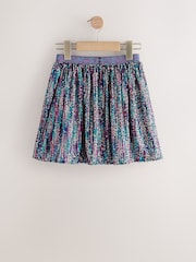 Blue Rainbow Sequin Skirt (3-16yrs) - Image 2 of 4