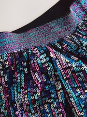 Blue Rainbow Sequin Skirt (3-16yrs) - Image 3 of 4