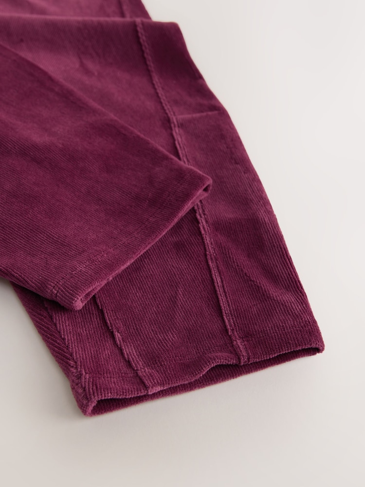 Berry Red Barrel Cord Trousers (3-16yrs) - Image 8 of 8