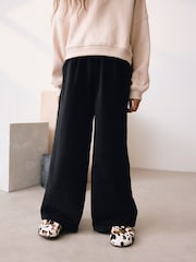 Black Cord Wide Leg Trousers (3-16yrs) - Image 1 of 8