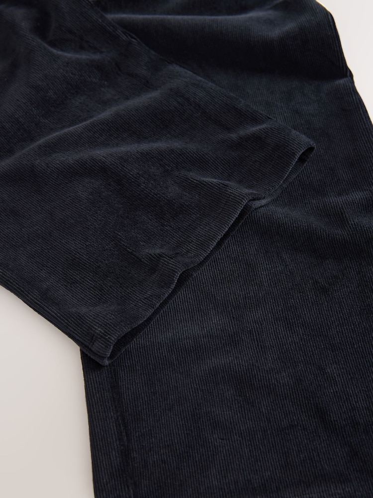 Black Cord Wide Leg Trousers (3-16yrs) - Image 8 of 8