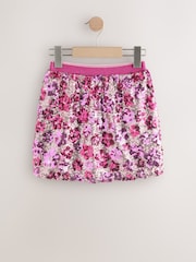 Pink Flower Sequin Skirt (3-16yrs) - Image 5 of 8