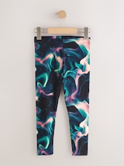 צבע שחור/סגול בדוגמת מערבולת - טייצים (3-16שנים) - תמונה 4 מתוך 7