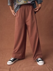 Chocolate Brown Pinstripe Trousers (3-16yrs) - Image 1 of 9
