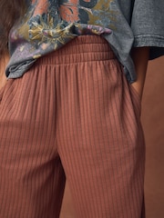 Chocolate Brown Pinstripe Trousers (3-16yrs) - Image 5 of 9