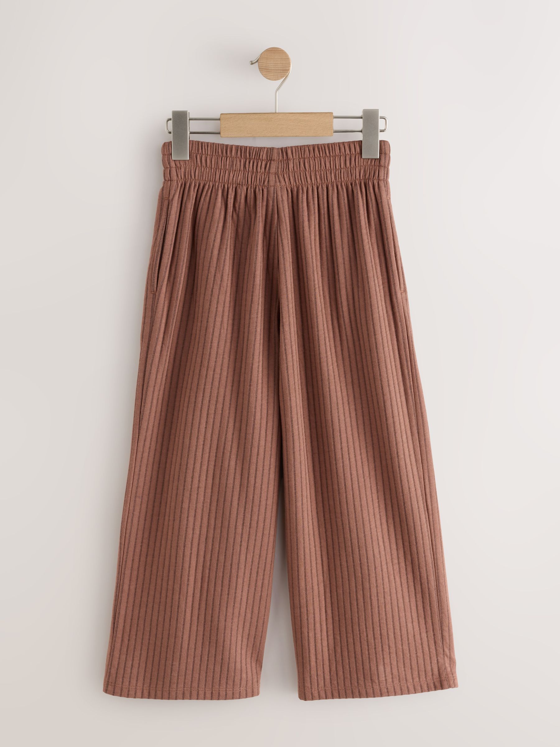 Next：日本 チョコレートブラウン - ピンストライプ パンツ（3～16 歳