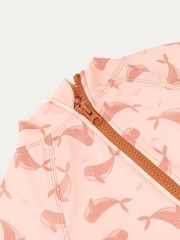 MORI Pink Recycled Long Sleeve Swimsuit - Bild 2 von 3