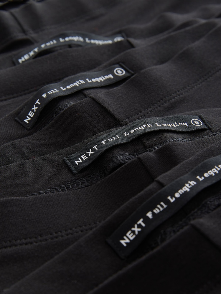 Black Full Length Leggings 5 Pack - Image 8 of 8 Black Full Length Leggings 5 Pack - Image 8 of 8