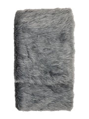 Gallery Home Grey Premium Alaskan Fur Throw - Image 8 of 8