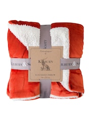 Gallery Home Orange Sterling Sherpa Throw - Image 1 of 1