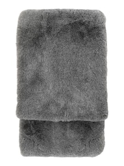 Gallery Home Grey Roscose Fur Throw - Image 5 of 5