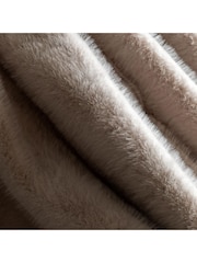 Gallery Home Brown Maple Fur Throw - Image 2 of 5