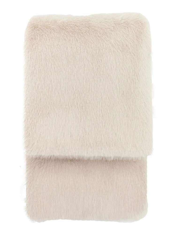 Gallery Home Brown Maple Fur Throw - Image 5 of 5