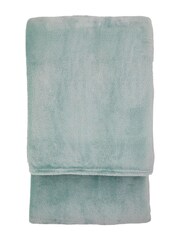 Gallery Home Blue Santa Fe Super Soft Fleece Throws - Image 4 of 4