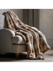 Gallery Home Grey Premium Faux Fur Throw - Image 1 of 7