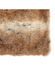 Gallery Home Grey Premium Faux Fur Throw - Image 6 of 7