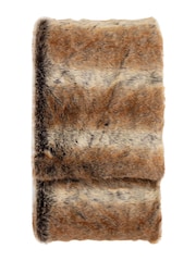 Gallery Home Grey Premium Faux Fur Throw - Image 7 of 7