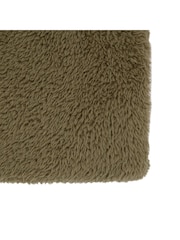 Gallery Home Green Teddy Fleece Throw - Image 5 of 6