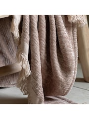 Gallery Home Natural Willow Chenille Throw - Image 2 of 3