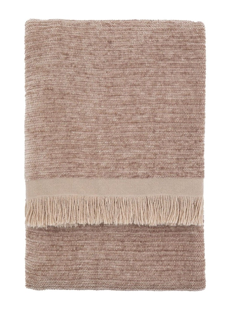 Gallery Home Natural Willow Chenille Throw - Image 3 of 3 Gallery Home Natural Willow Chenille Throw - Image 3 of 3