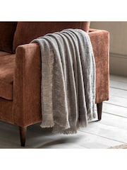 Gallery Home Grey Willow Chenille Throw - Image 1 of 3