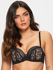 Черный - Кружевной бюстгальтер на косточках Ann Summers Sexy - Изображение 3 из 8