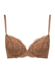 Ann Summers Cream Pad Plunge Sexy Lace Underwired Bra - Image 4 of 4